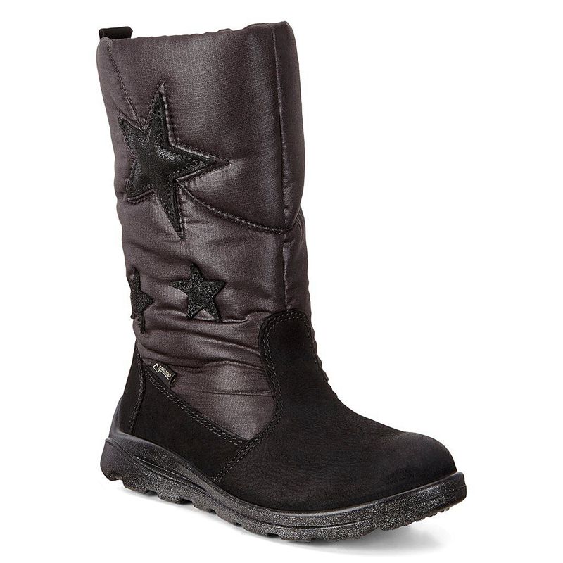 Kids Ecco Janni - Tall Boots Black - India RAPFSG640